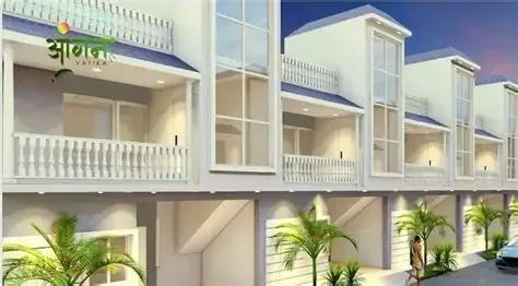 Aangan Vatika Villas row facade render