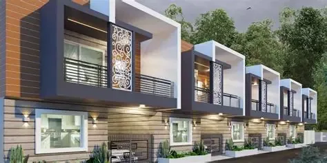 Escon Pride dusk street render Greater Noida