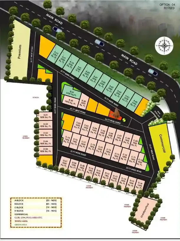 Escon Pride site plan Sector Pi 1 Greater Noida