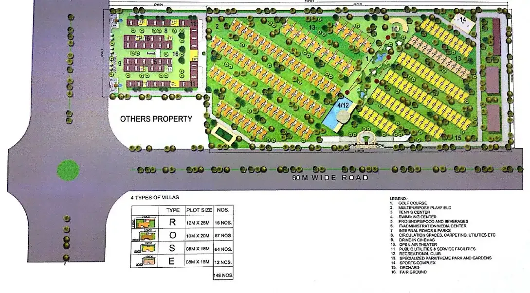Sun Twilight Villas site plan Sector 27 Greater Noida
