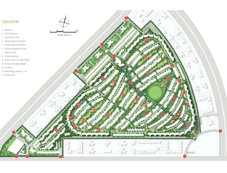 Rise Resort Residences location map showing NH-24, FNG, Noida sectors and proposed metro route